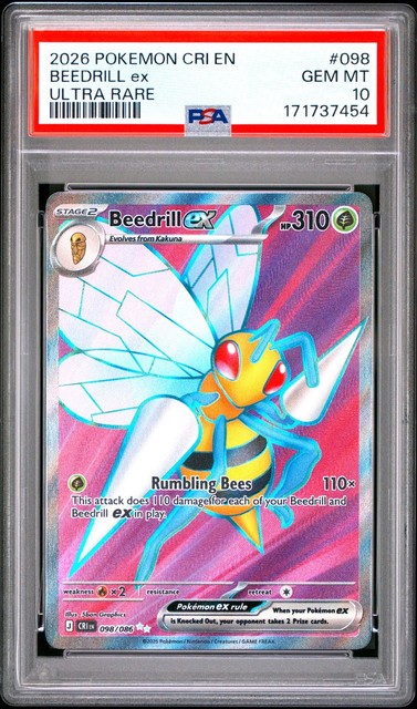 Beedrill ex #98 (Chaos Rising)