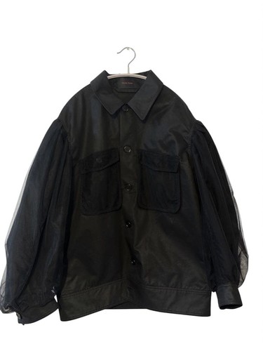 Simone Rocha Black Tulle Bomber Jacket L Unisex Vintage