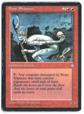 Bone Shaman - ICE: Ice Age MP MTG TCG