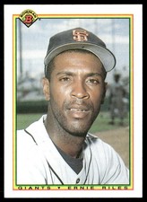 Ernie Riles 1990 Bowman 239 base Baseball LP