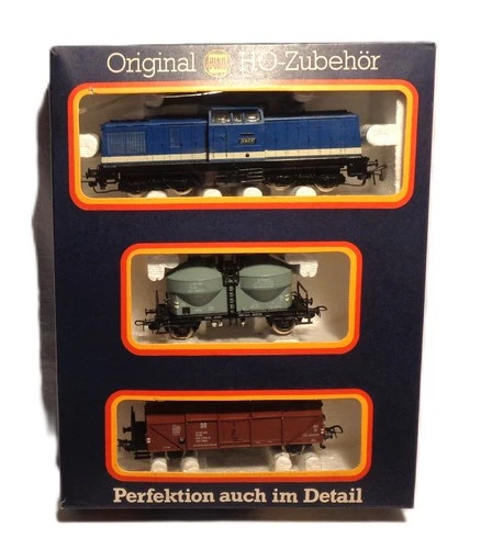 Eisenbahn Zubehör Piko 5/0724/002 Zug Set Güterzug Diesellok SNCF H0 OVP DDR RAR