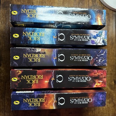 Heroes of Olympus Complete Collection 5 Books Set - Age 9-14 - By Rick Riordan
