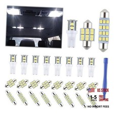 Ifunyled 24 Pieces Dome Light Led Car Interior Bulb Kit Set 194 T10 White