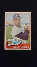 1965 Topps baseball card # 206 Willie Horton   ( G to VG  )