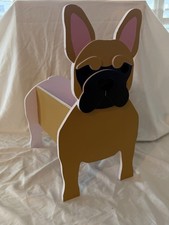 Frenchie Shaped Planter Box For Garden Or Decor