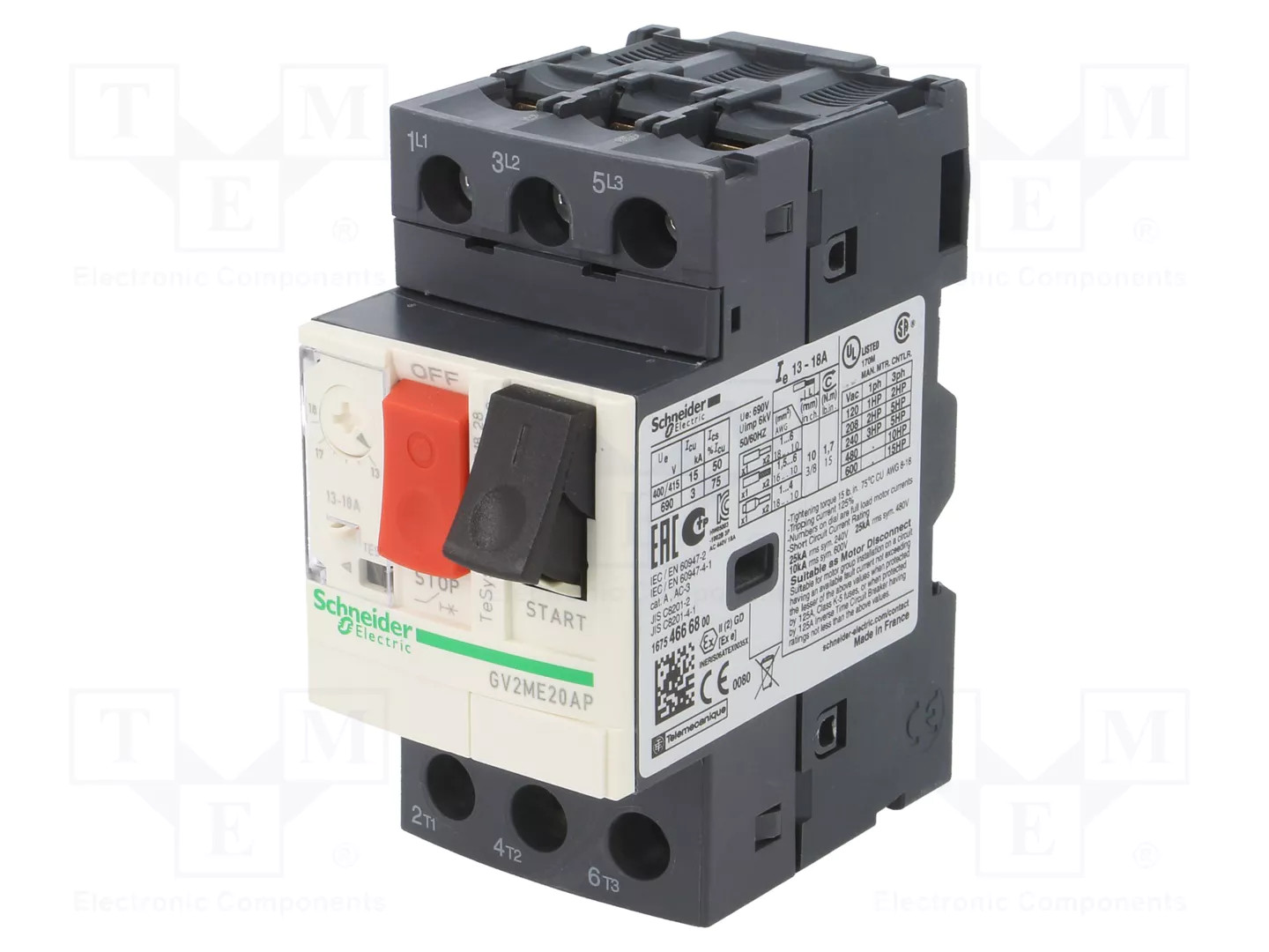 SCHNEIDER GV2ME20AP Motor breaker