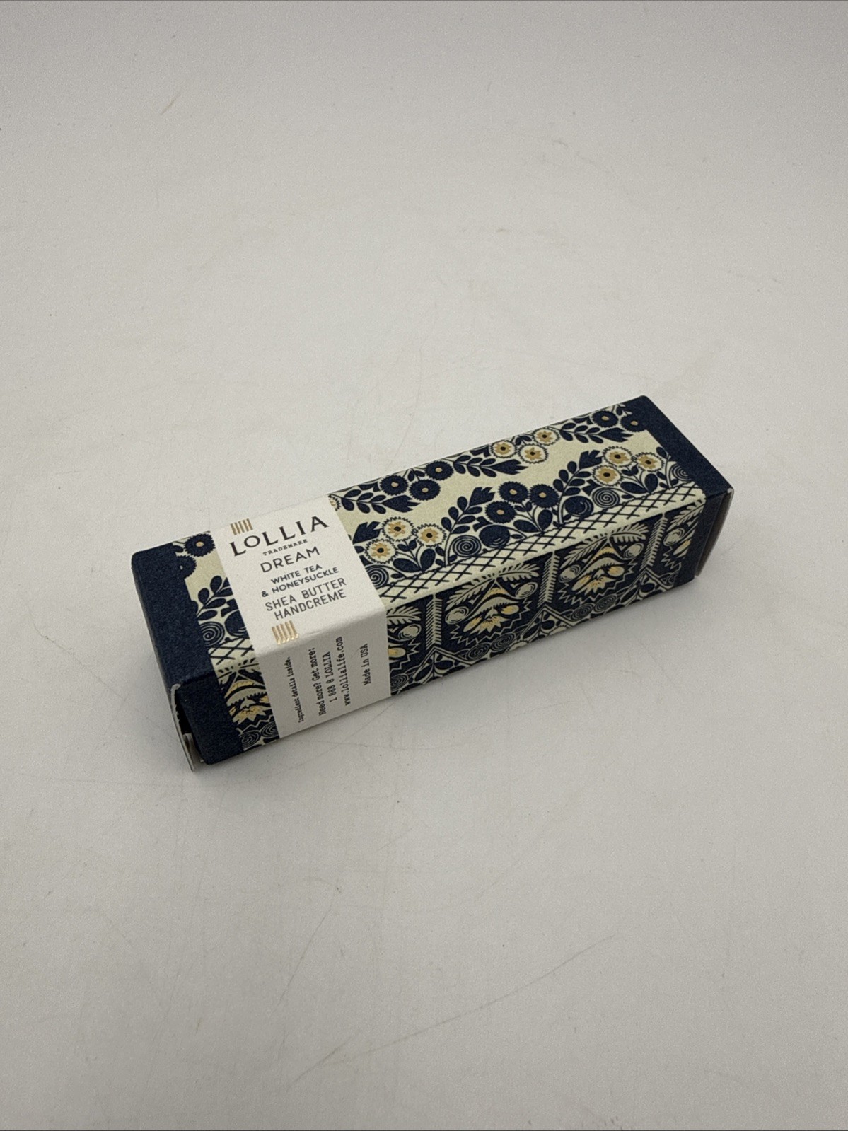 Lollia "dream" White Tea & Honeysuckle Petite .33 Oz ~new Travel