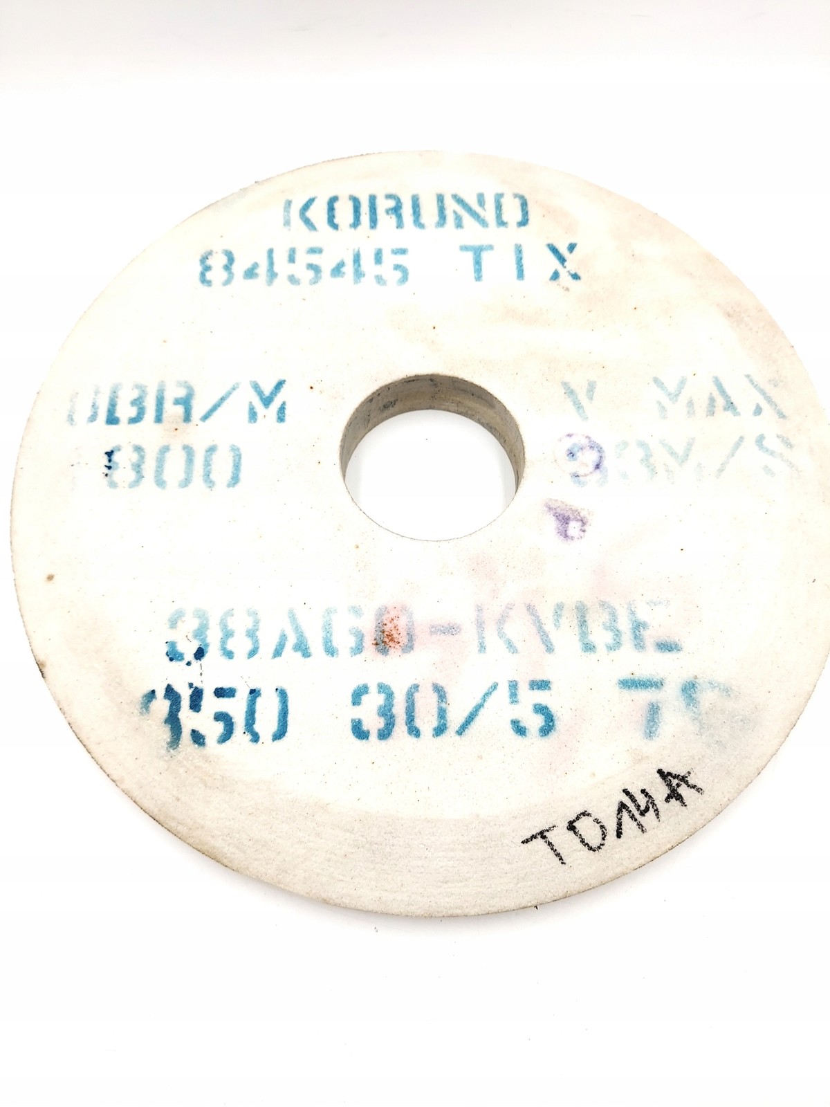 Grinding wheel corundum 123 350x30/5x76 38AKVBE 1 piece