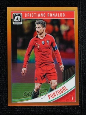 2018-19 Panini Donruss Optic Orange Prizm 7/99 Cristiano Ronaldo #158 7f0