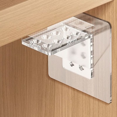 Adhesive Shelf Support Pegs Kitchen Bedroom Closet Cabinet Shelf Support Clips