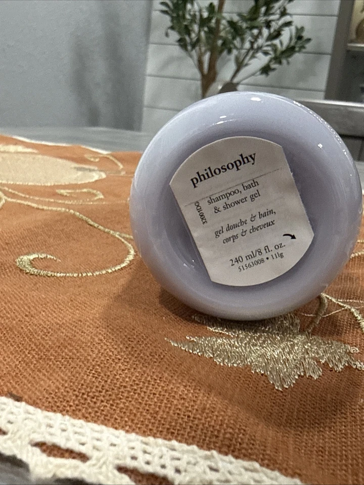Xampu Philosophy INNER GRACE Fórmula Original Gel de Banho e Corporal 8 fl oz Selado - Imagem 3 de 4