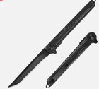 EDC Pocket Knife - 7CR13Mov Steel Tanto Blade Slim Survival Knife with... — photo 5