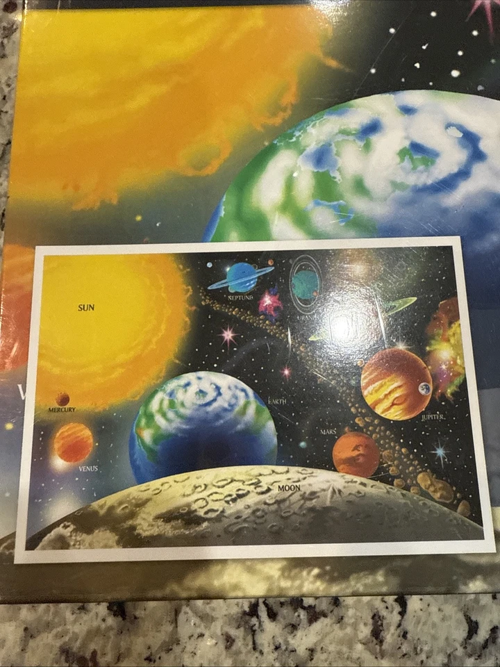 Rompecabezas de piso Melissa & Doug Planets 48 piezas 36x24 en edades 3+ NISB Foto 4 de 4