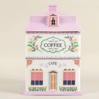 The Lenox Village Fine Porcelain Coffee Canister by Lenox 1990