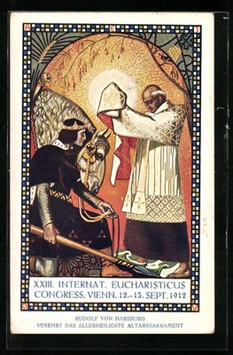AK Wien, XXIII. Internationaler Eucharistischer Kongress, 1912, Rudolf von Habs 