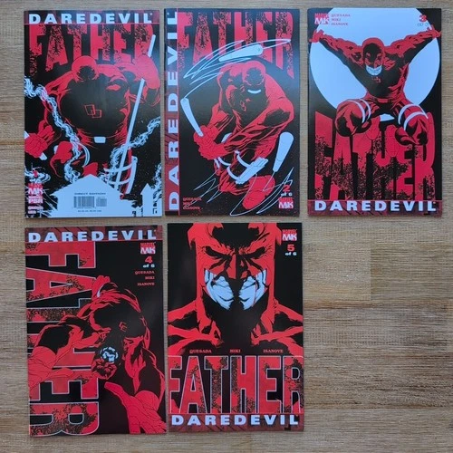Daredevil Father #1, 2, 3, 4, 5 (2004 Marvel Comics) Joe Quesada