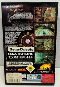 Tomb Raider Sega Saturn *Complete* PAL