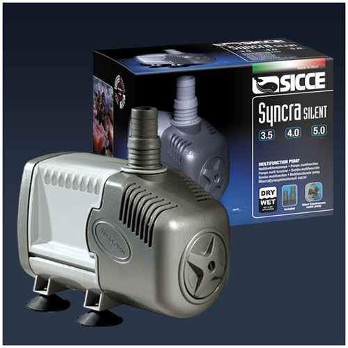 POMPA IMMERSIONE SICCE SYNCRA SILENT 5.0 REGOLABILE 5000 LITRI / H PER ACQUARI