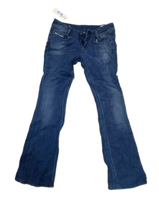 DIESEL ディーゼル　 〈LOUVELY〉 DIESEL LOUVELY BOOTCUT STRETCH WASH 008HL DISTRESSED DENIM