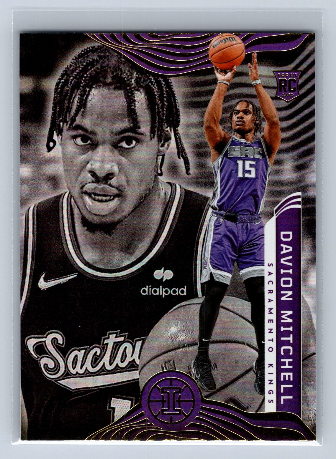 2021 Panini Illusions #159 Davion Mitchell  Sacramento Kings Rookie