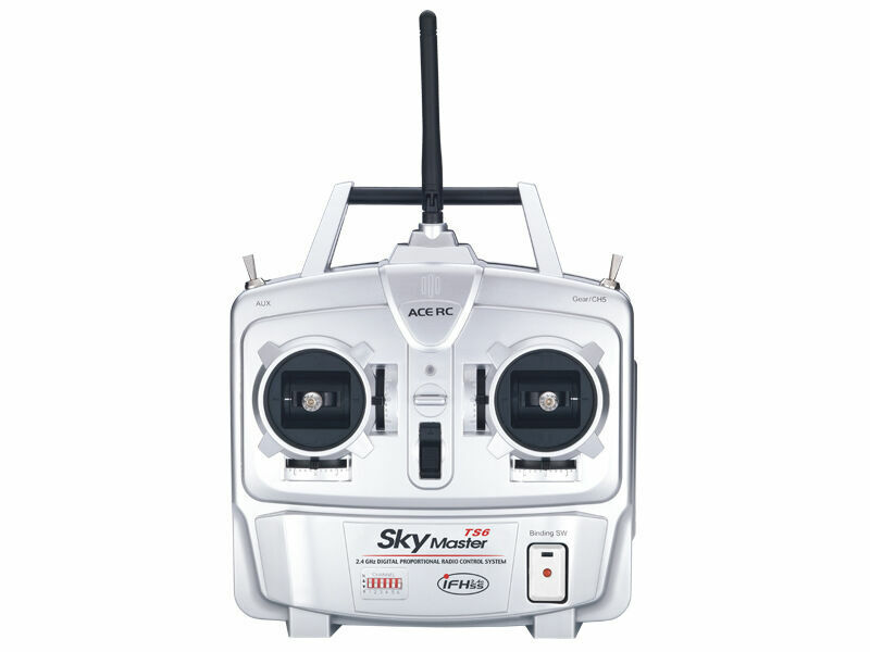 Thunder Tiger RC Accessory ACE SkyMaster TS6 2.4GHZ 6CH Transmitter 8606-M2R6