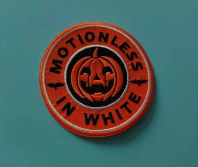 Rock Music Sew / Iron On Embroidered Patch:- Motionless In White (b)