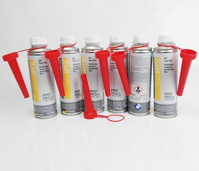6x PRO TEC DPF High Performance Cleaner for Diesel Particle Filter 375ml P6171