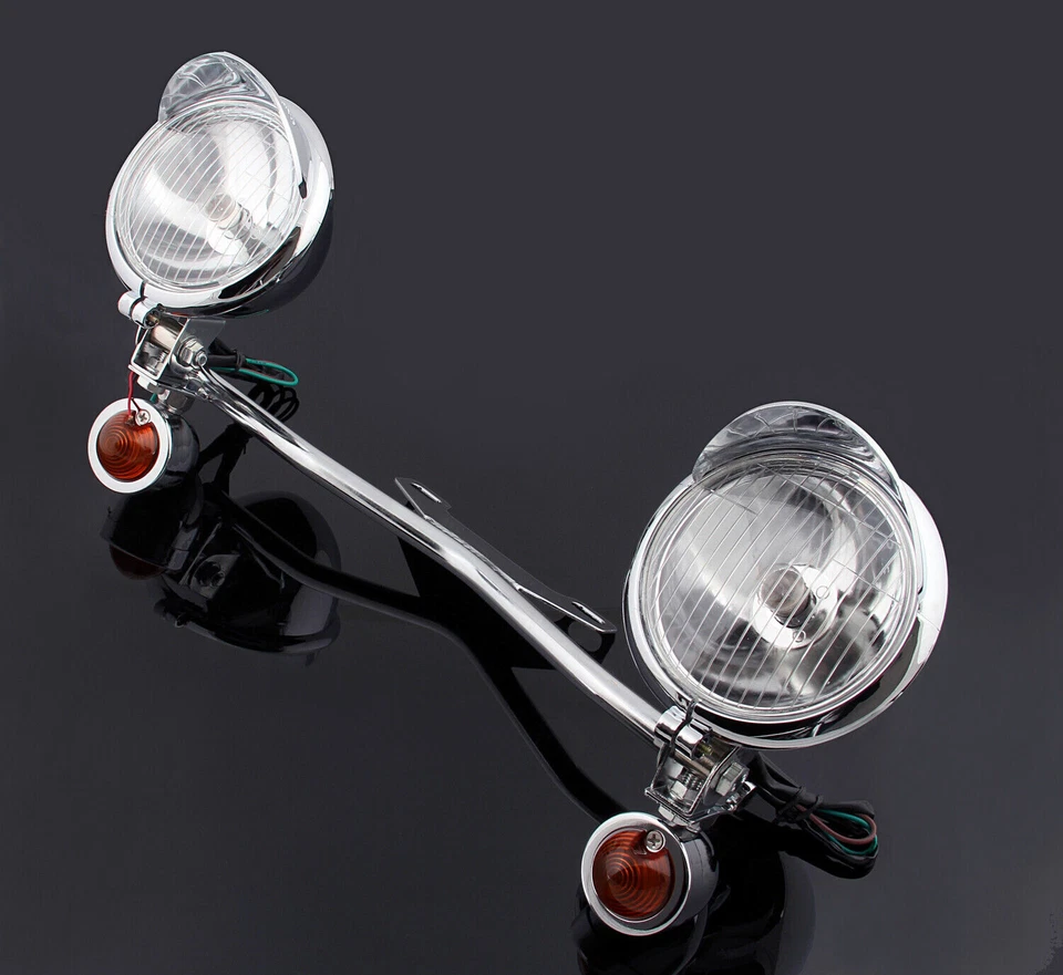 Driving Blinker Spot Light Bar für Yamaha Honda Suzuki Kawasaki cruisers - Bild 2 von 4