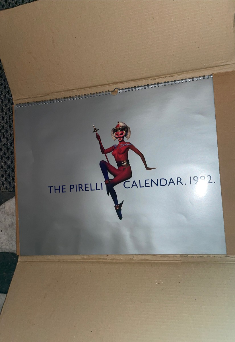 BOXED PIRELLI CALENDAR 1992 MOTORSPORT COLLECTIBLE ORIGINAL