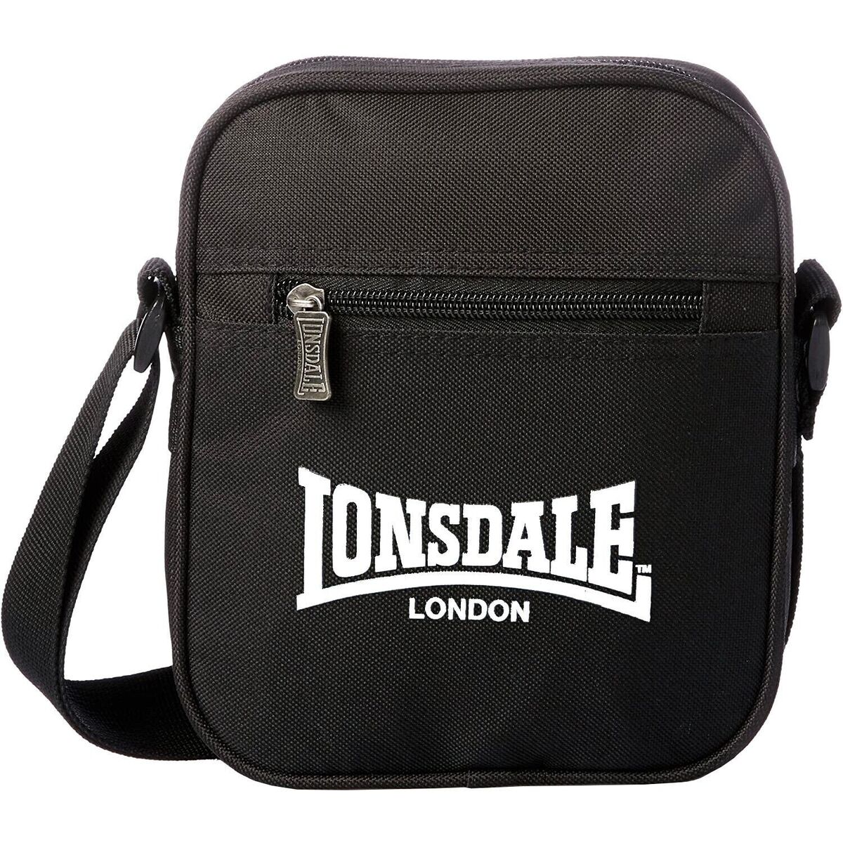 Lonsdale London Sterling Unisex Nylon Black Camping Shoulder Lonsdale London Sterling Unisex Nylon Black Camping Shoulder