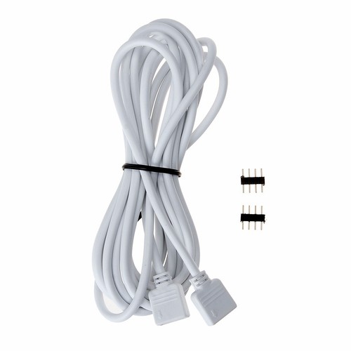 10pcs Extension Cable and 4Pins Connector Plug For RGB 5050 3528 LED Strip Light - Picture 2 of 3