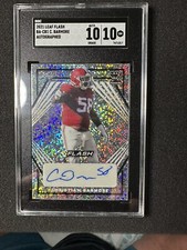 2021 LEAF FLASH CHRISTIAN BARMORE NFL ROOKIE RC AUTO #BACB1 SGC 10 Auto-10 Card