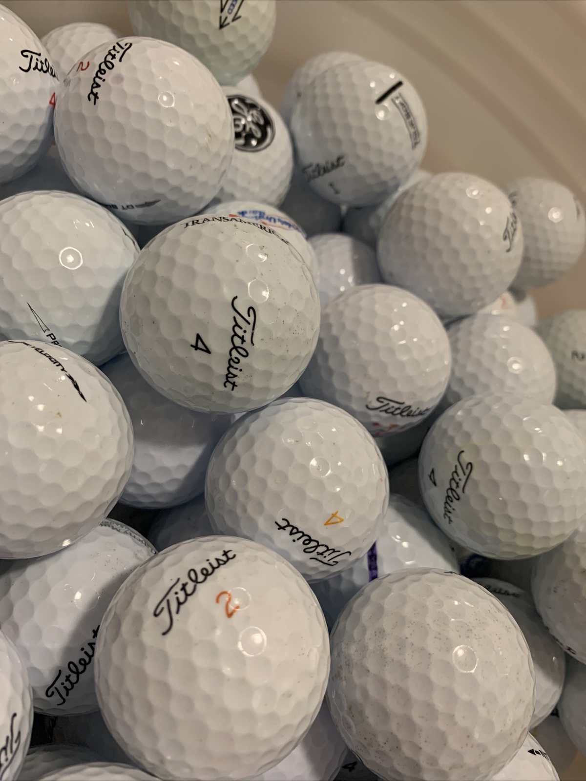 2 Dozen (24) assorted Titleist used golf balls mixed recycled lot 3A4A