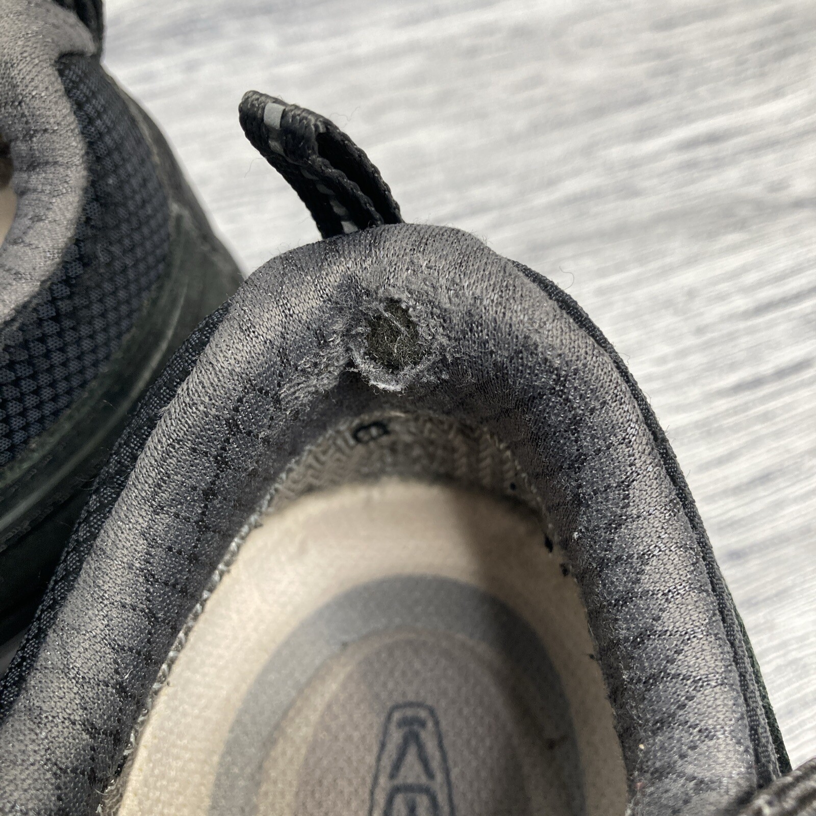 Keen Donna Terradora Scarpe da Escursionismo in Pelle Nera Taglia 8 Impermeabili (1018017)