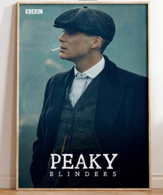 Peaky Blinders Poster, Thomas Shelby Art Print, Vintage Gangster TV Show Decor 2