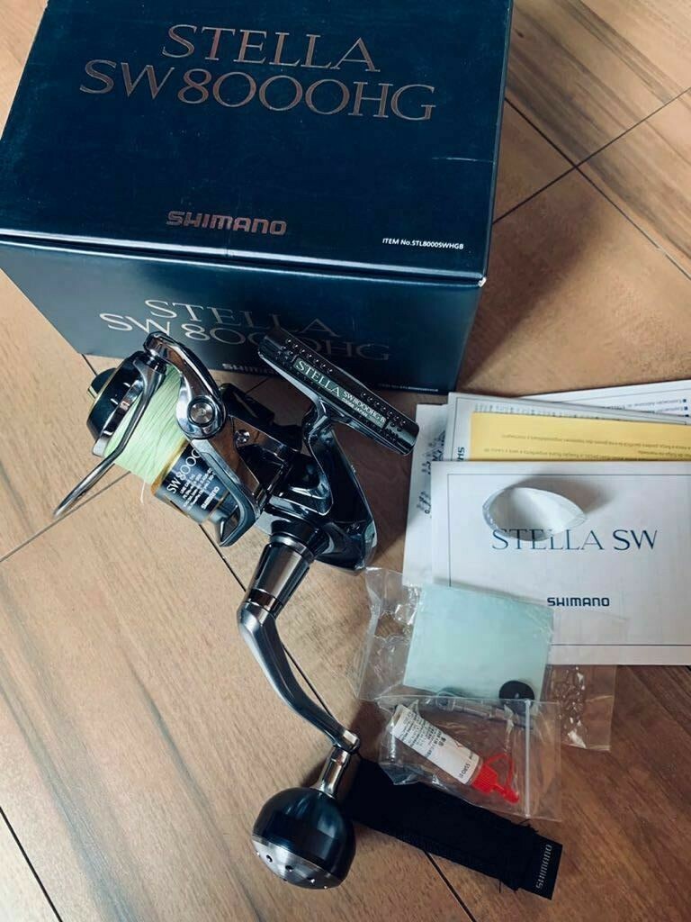 SHIMANO 13 STELLA SW8000HG Fishing REEL Excellent Free SHIMANO 13 STELLA SW8000HG Fishing REEL Excellent Free