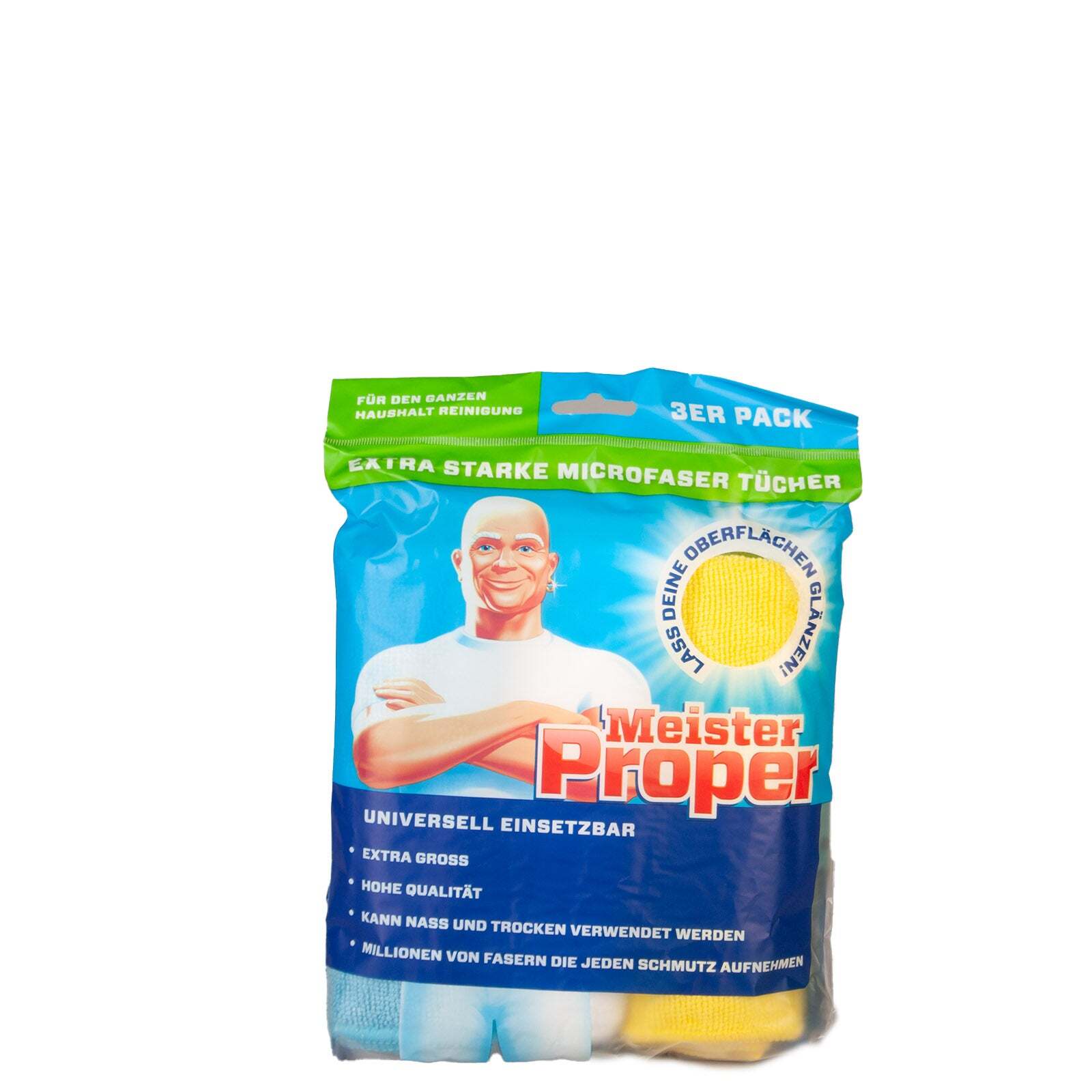 Extra Strong Microfibre Cloths Meister Proper 3pk
