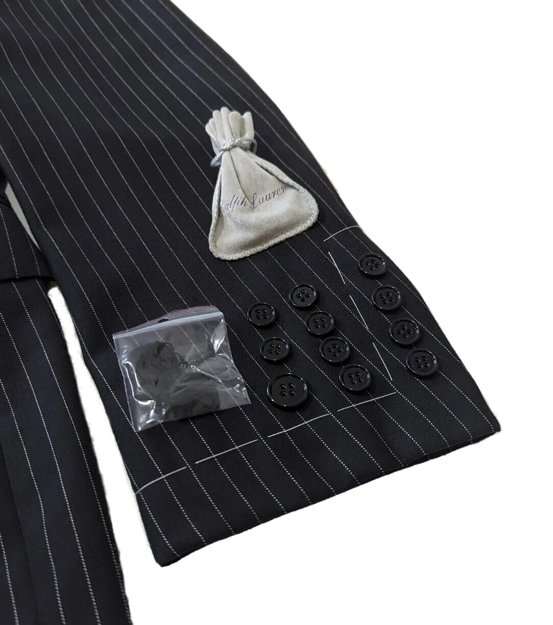 BNWT Ralph Lauren Purple Label Drake Hand Made Custom Fit Suit 46L W40 RRP £2079 image 3