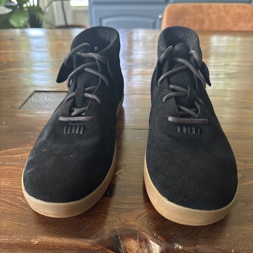 Size 9 Statehood Mens High-Top Moccasin Charcoal Gum Black Sneakers Shoes - Picture 3 of 13