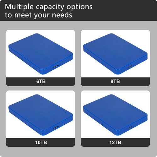 1-30TB USB Hard Drive Reliable & Durable Rapid Data Speed Good Compatibility - Afbeelding 14 van 68