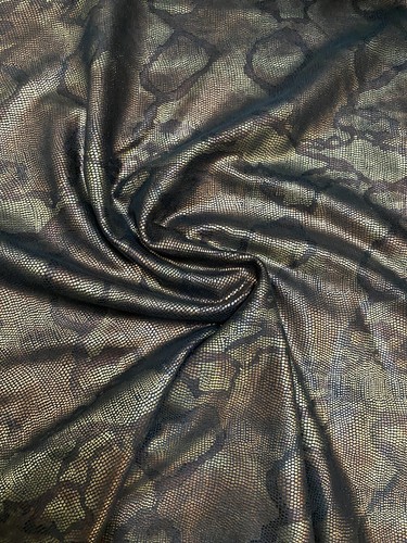 Skin Snake Cobra Design Print On Poly Suede 2-way Stretch 58/60” Sold By The YD. - Picture 9 of 12