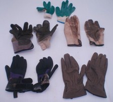 Lot Of 5 Pairs Of Well Used Gloves