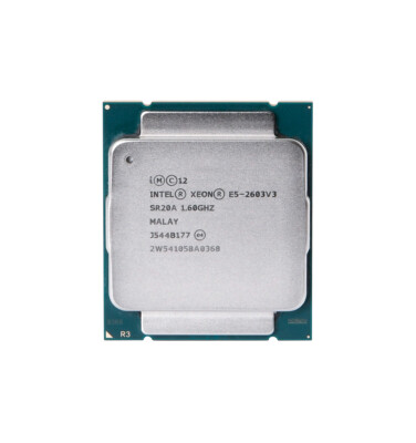 Intel Xeon E5-2603v3 Six Core CPU 6x 1.60 GHz 15 MB Cache Socket 2011-3 SR20A