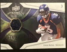 2008 Upper Deck Icons - Future Stars Materials Silver #FSM17 Eddie Royal...