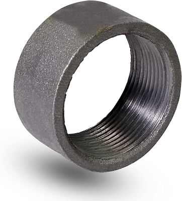 2'' Black Merchant Steel Half Coupling with Female Connection