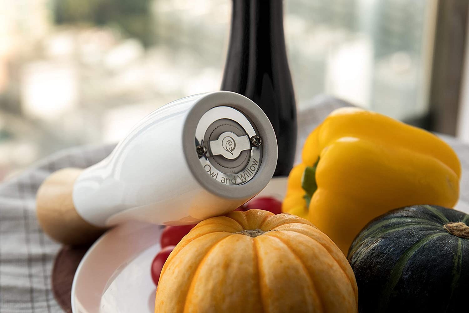 owl and willow salt and pepper grinders