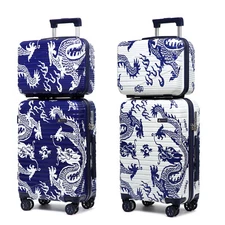 Loongl Design Luggage Sets Lightweight PC Hardshell Travel Suitcase 13‘’20‘’2pcs