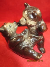 GOEBEL W GERMANY PORCELAIN  PLAYFUL DOUBLE BEARS  FIGURINE # 36513-08