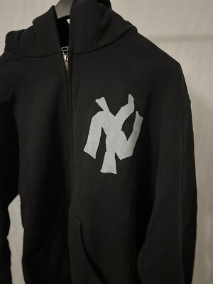 Akimbo Club “NY Noodle” Full Zip Hoodie Sweatshirt Black Sz Akimbo Club “NY Noodle” Full Zip Hoodie Sweatshirt Black Sz