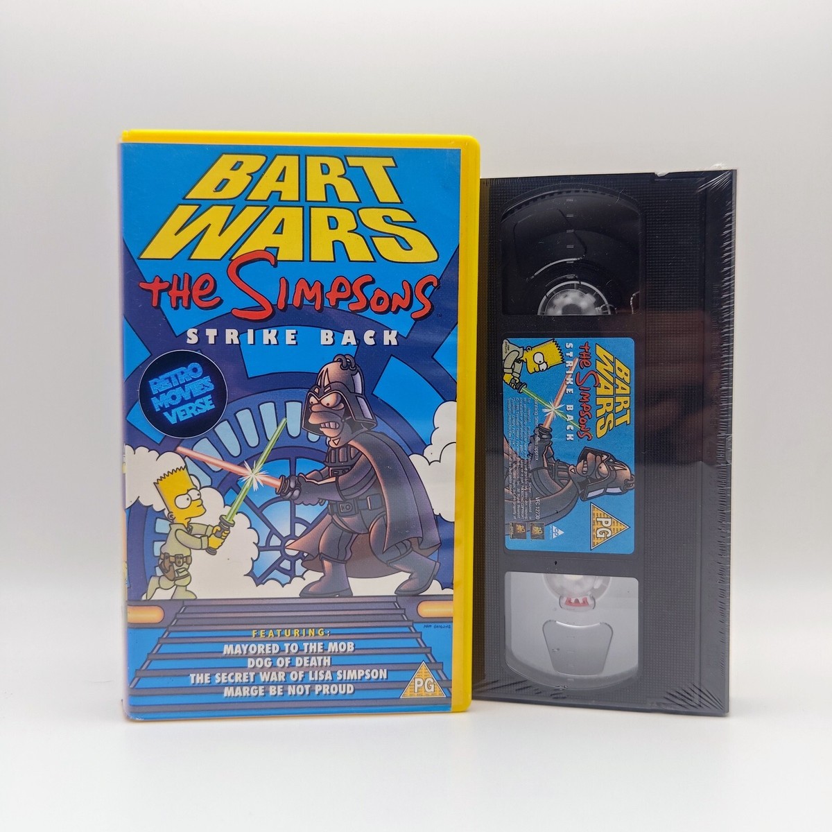 The Simpsons Bart Wars The Simpsons Strike Back VHS New and Sealed